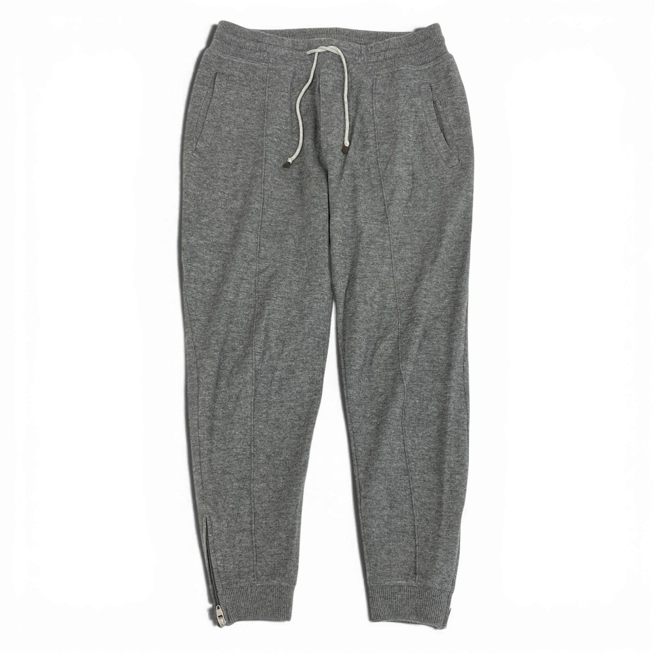10a13 BRUNELLO CUCINELLI ブルネロクチネリ トラウザーズパンツ スウェットパンツ ウエストゴム カシミヤブレンド メンズ 紳士服 Mサイズ グレーu02t