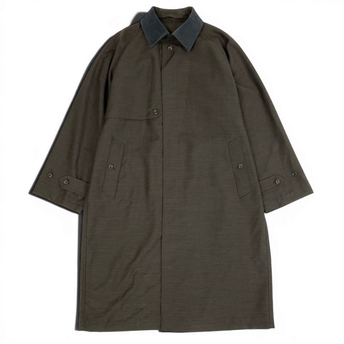 70g2 【美品】 RAINMAKER レインメーカー DETACHABLE COLLAR COAT ロングコート 3way RM222-02 サイズFREE ブラウン メンズ 紳士服u02t