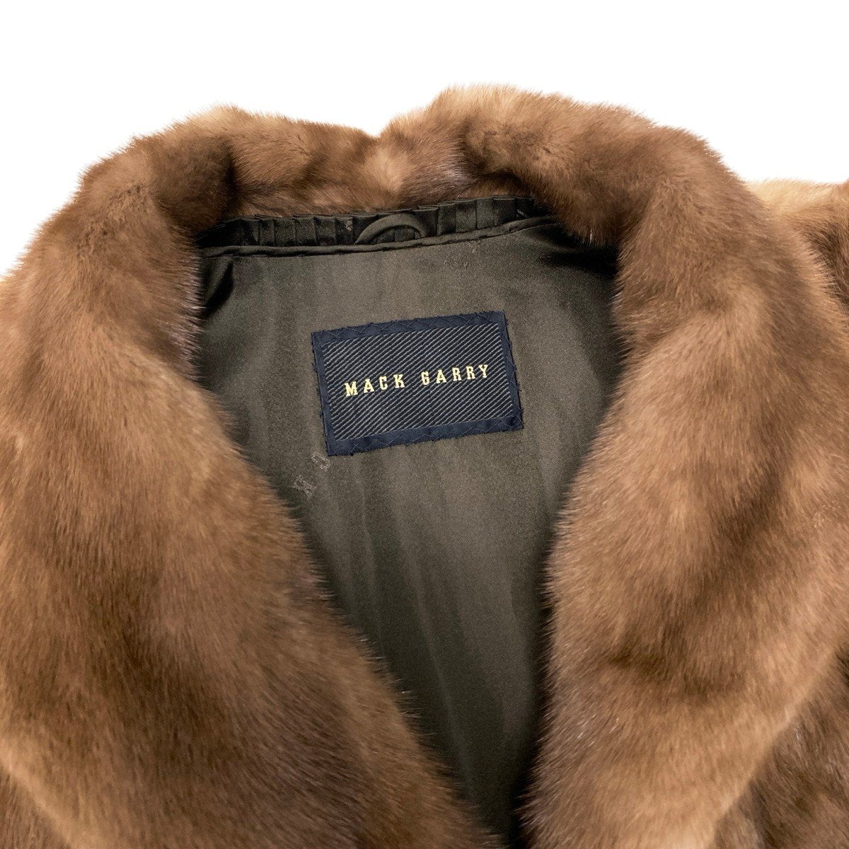 91h9MACK GARRY × SAGA MINK サガミンク パステルミンク ロングファーコート F 茶系 最高級本毛皮 Mink Fur Long Coatt18r