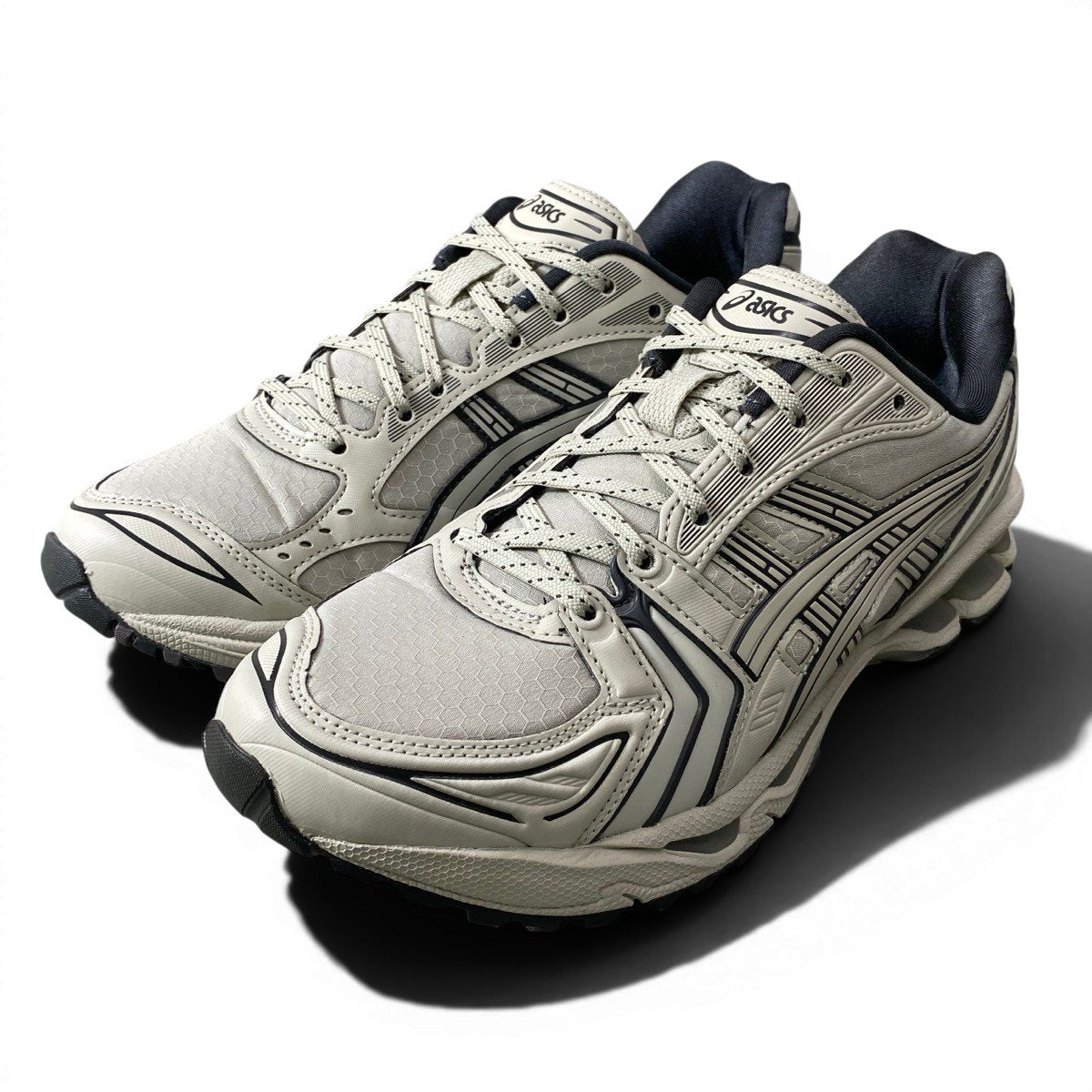 2g8 ASICS アシックス GEL-KAYANO 14 WHITE SAGE ローカットスニーカー 1203A412 26cm グレー メンズ 男性用o07t