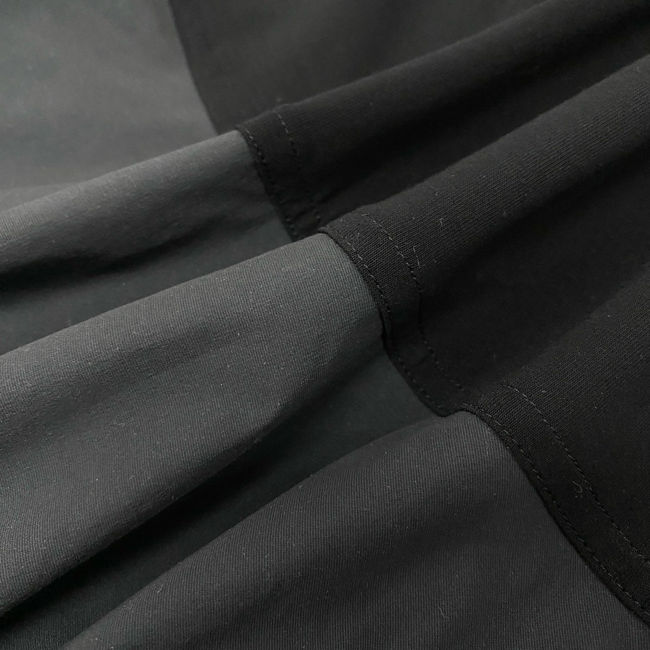 18k20 TOKUKO 1er VOL トクコプルミエヴォル ドッキングワンピース 異素材切替 長袖ワンピース 花柄レース レディース 女性用 9  ブラックu02t