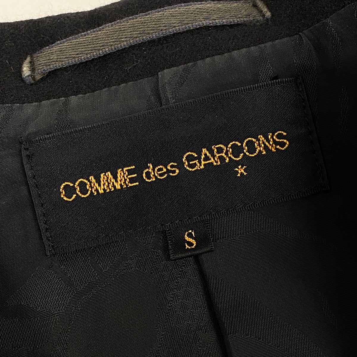 Mg3 COMME des GARCONS コムデギャルソン カフスドレープ テーラードジャケット Draped Cuff Tailored Blazer サイズM ブラックt18r