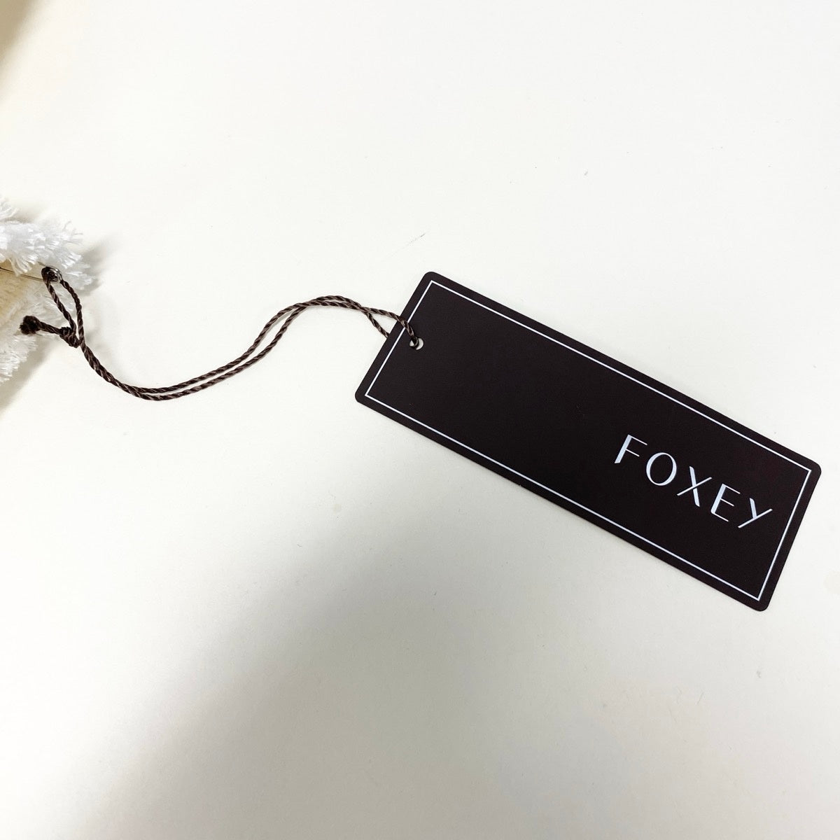 75g23 【未使用タグ付】 FOXEY フォクシー 2024年 Eclair ニットジャケット ツイードニット 44884 KAJOE サイズ38 ホワイト レディースt18r