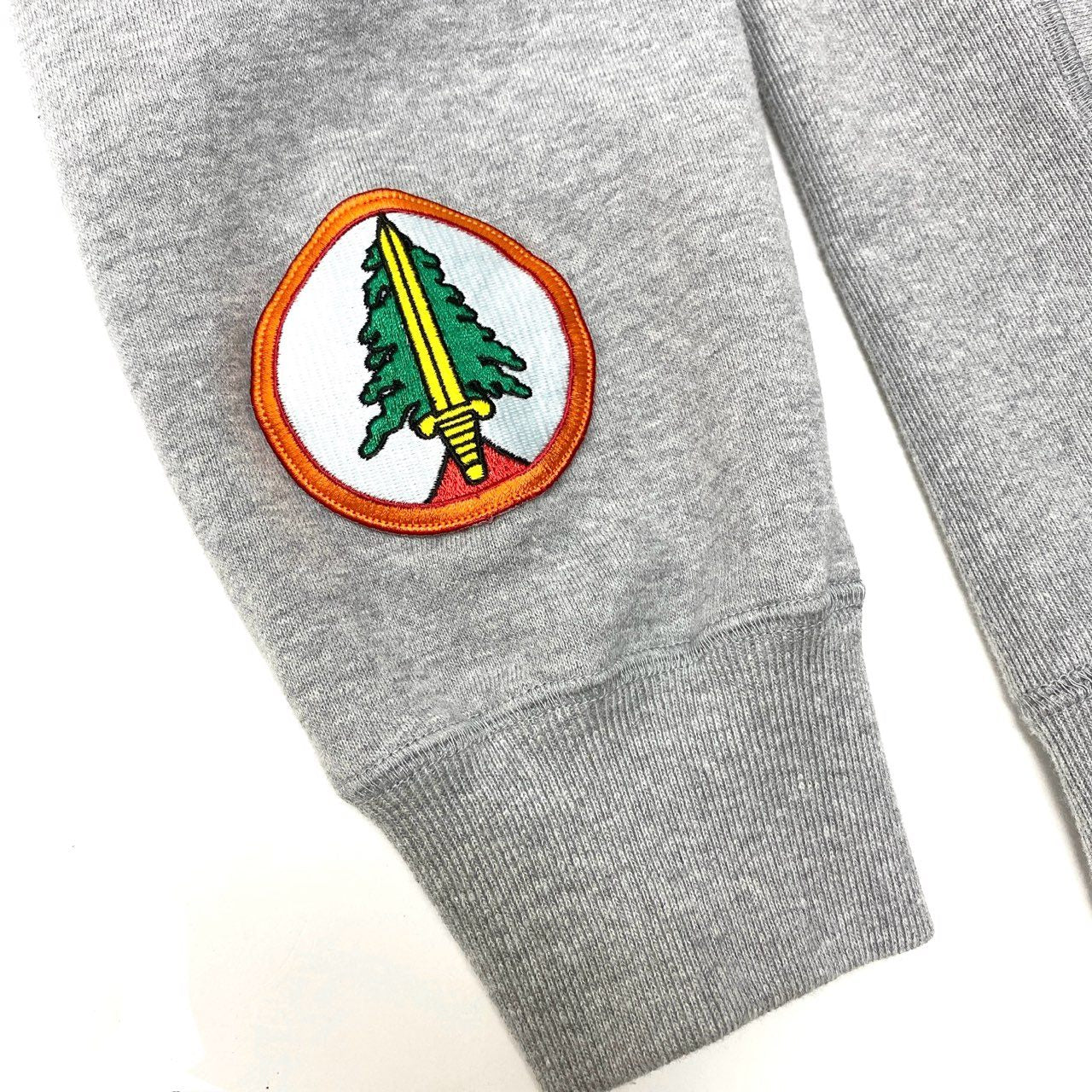 75c3 【新品保管品】UNDERCOVER アンダーカバー プルオーバーフーディー パーカー 脇リブ TPJQパッチ ZIPデザイン UC2D4801-1 2サイズ グレー コットン100％ メンズ 男性用o07t