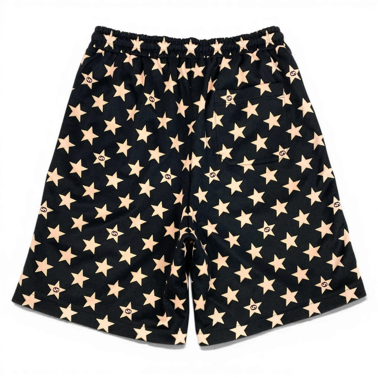 Id9 GUCCI グッチ テクニカルジャージー ショートパンツ ハーフパンツ 705299 M ブラック メンズu02t