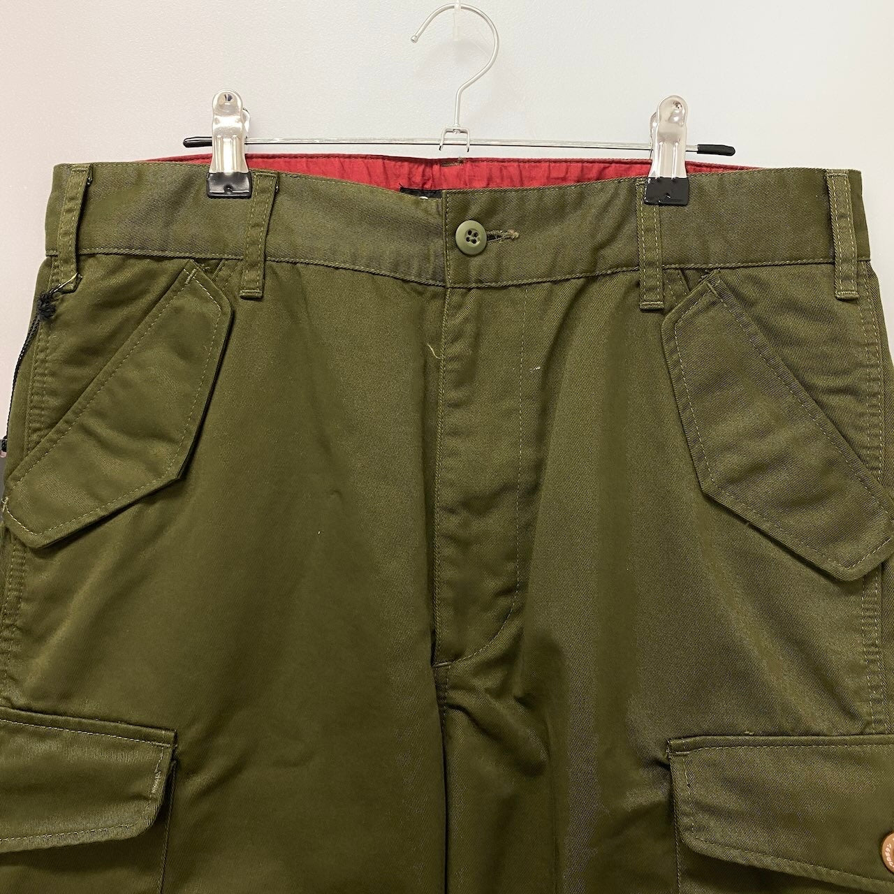 83e15《未使用品》 CUNE. キューン 6Pうさぎ カーゴパンツ サイズM カーキ ミリタリー 日本製 Cargo Pants タグ付t18r
