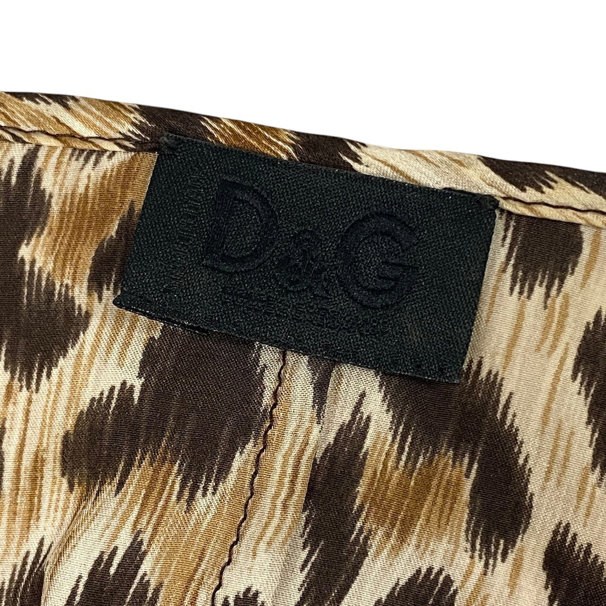 i18 D&G DOLCE＆GABBANA キャミソール ドレスワンピース レオパード ブラウン系 レディース 女性用u02t