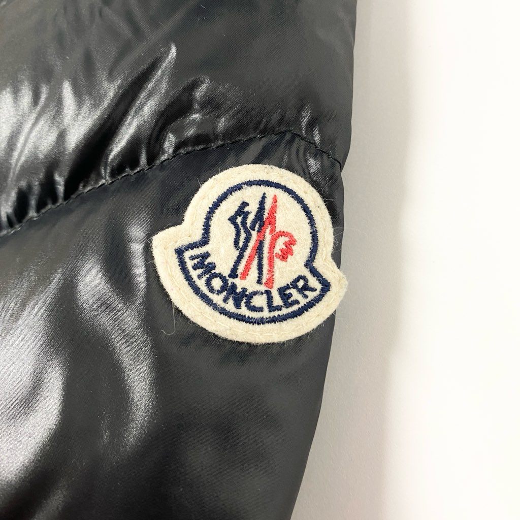 32d3【美品】MONCLER モンクレール FULMARUS フルマラス フォックスファー ダウンコート H20931C00069 FOX FUR DOWN COAT サイズ0 ブラック レディースt18r