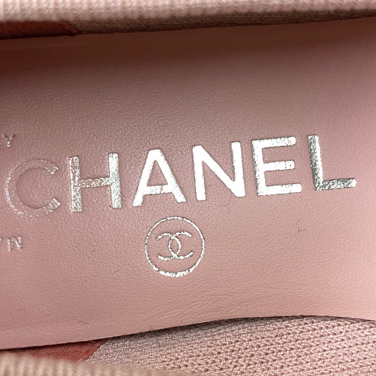 2a23《美品》 CHANEL シャネル ココマーク バレリーナ フラットシューズ G33411 サイズ34 1/2 ピンク バレエシューズ パンプス 箱付t18r