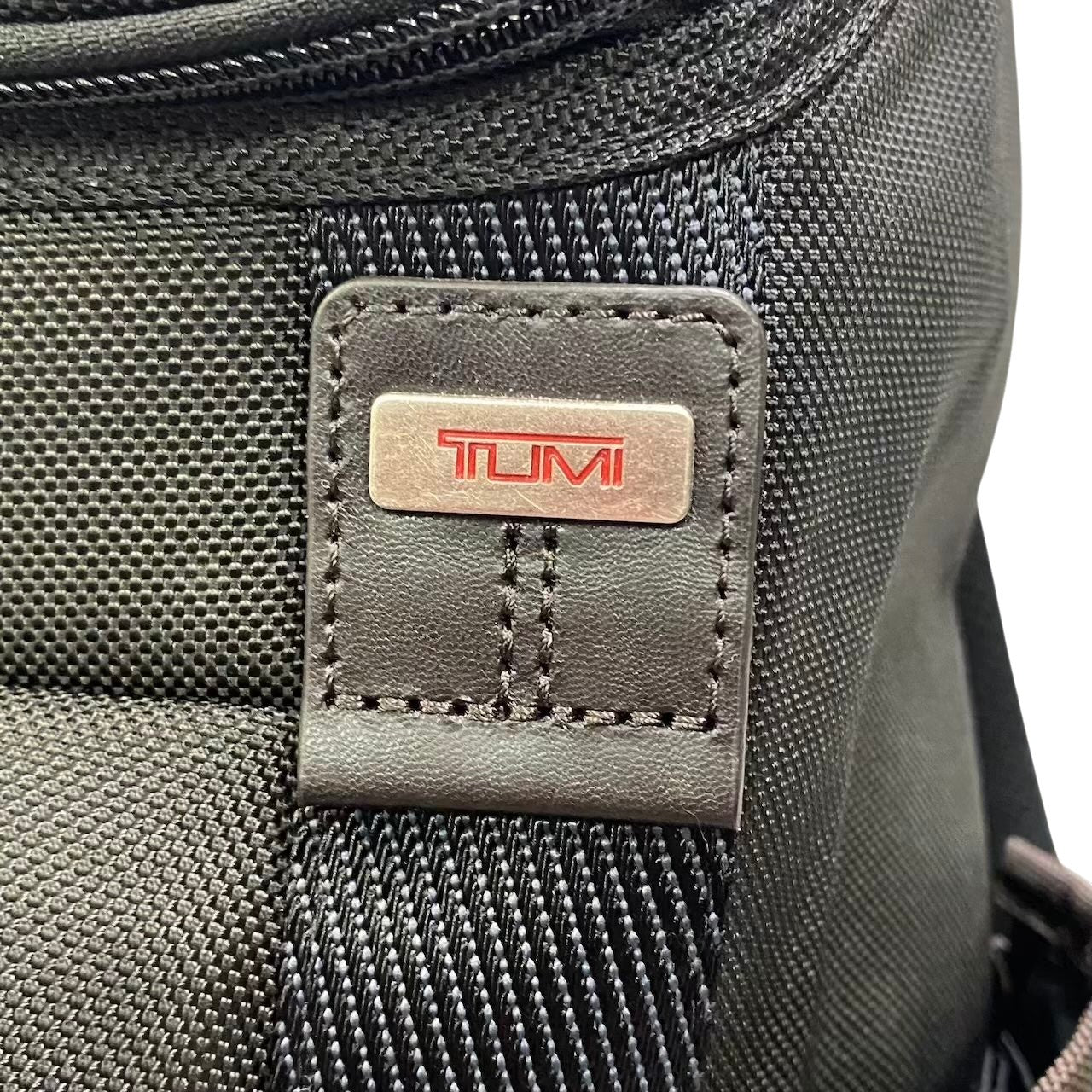 c23 TUMI トゥミ ソーンヒル バックパック リュック ビジネスバッグ ブラック/ブラウン キャンバス/レザー メンズ 鞄k02i