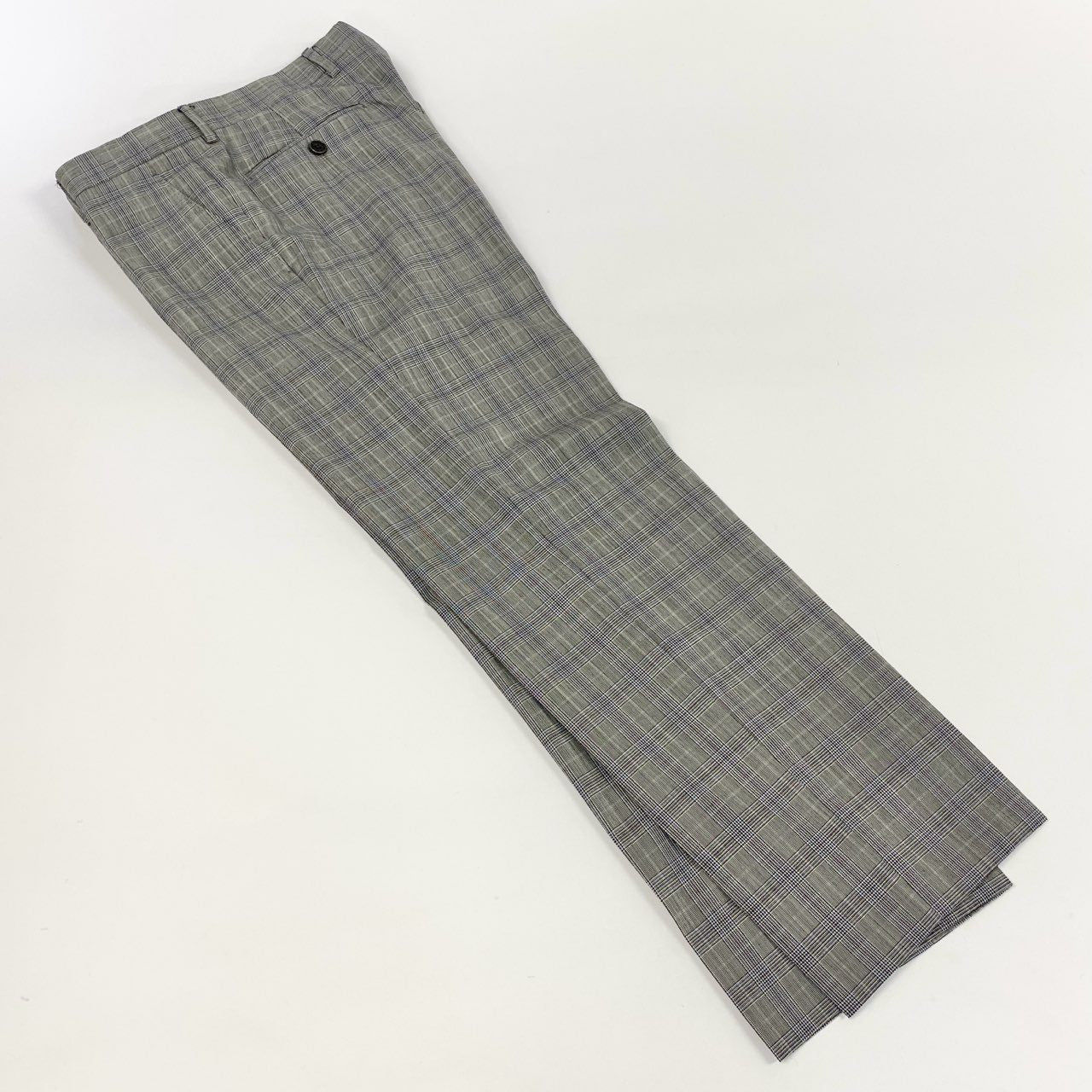 13j29 ETRO エトロ スーツセットアップ テーラードジャケット スラックス チェック ペイズリー 131-10972-8259 48サイズ グレー メンズu02t