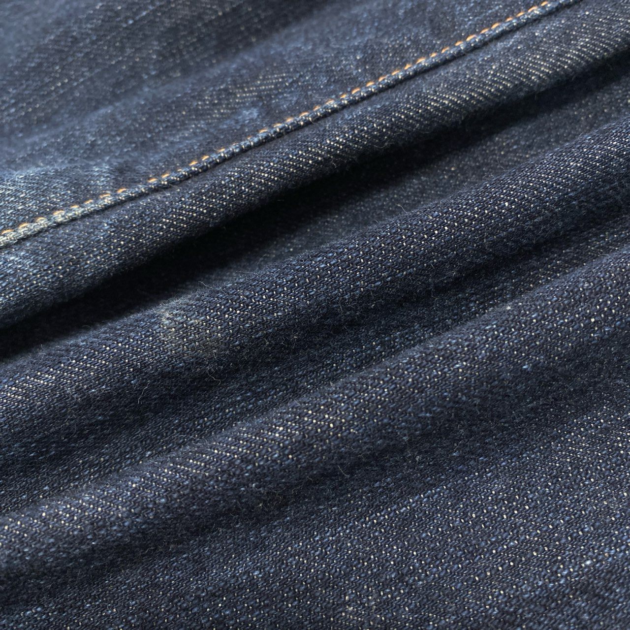 58c5 EVISU エヴィス No2 カモメ デニムパンツ サイズ32 インディゴ イエロー ジーンズ DENIM PANTSt18r