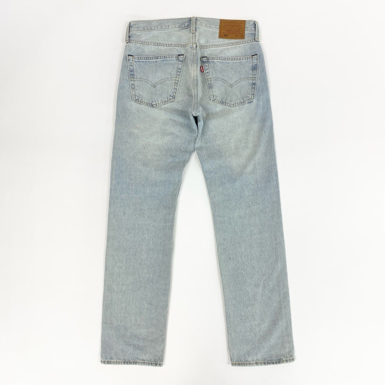 26i30 《美品》LEVI'S PREMIUM リーバイス プレミアム セルビッジデニム ジーンズ パンツ 赤耳 ボタンフライ  501 005013398 W31 L32 ライトインディゴ メンズo07t