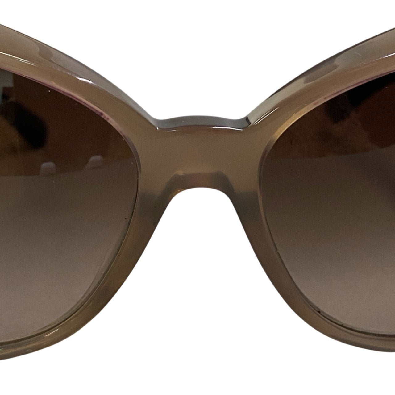 b15 CHANEL シャネル レザー カメリア ココマーク サングラス アイウェア 5318-Q ブラウン レザー レディースta1