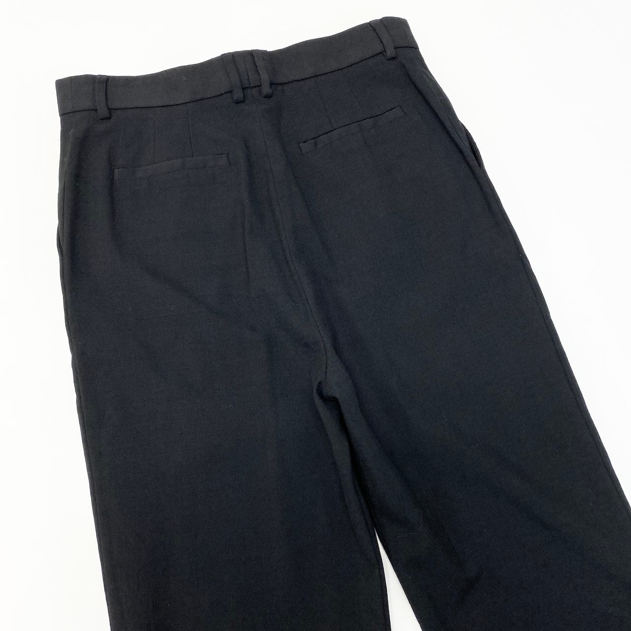 52c10 SAINT LAURENT PARIS サンローラン パリ 2023年 スラックスパンツ ボトム サイズ40 ブラック レディース ボトム パンツk02i