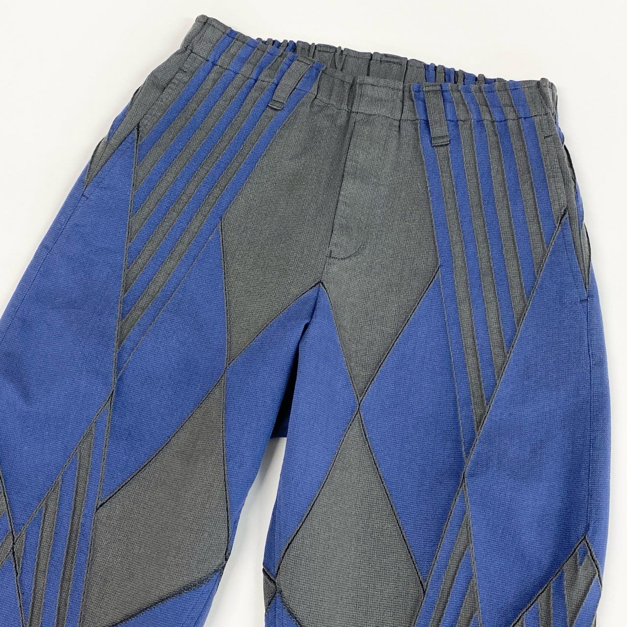 12i25 A-POC ABLE ISSEY MIYAKE イッセイミヤケ TYPE-S クロップドパンツ テーパードパンツ エイポック エイブル サイズ2 グレー ブルー メンズu02t