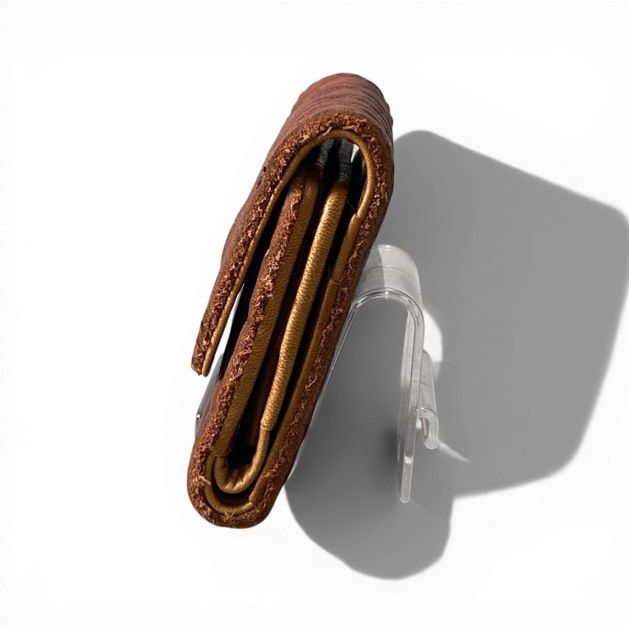 c23 Y2 Leather ワイツーレザー ブルハイド トリドールドウォレット ブラウン レザー 財布 3つ折り財布 メンズ アメカジk02i