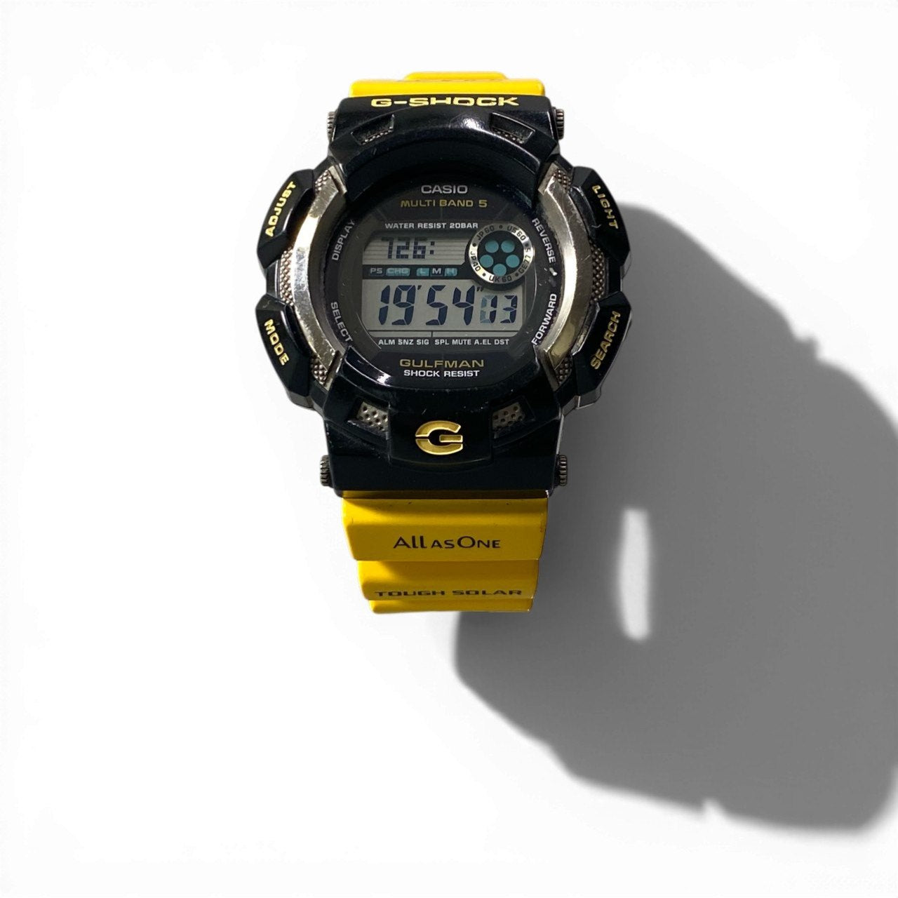 c23 【稼働品】CASIO G-SHOCK カシオ Gショック GW-9102K イエロー 腕時計イルクジ ガルフマン2009 メンズ デジタルウォッチk02i