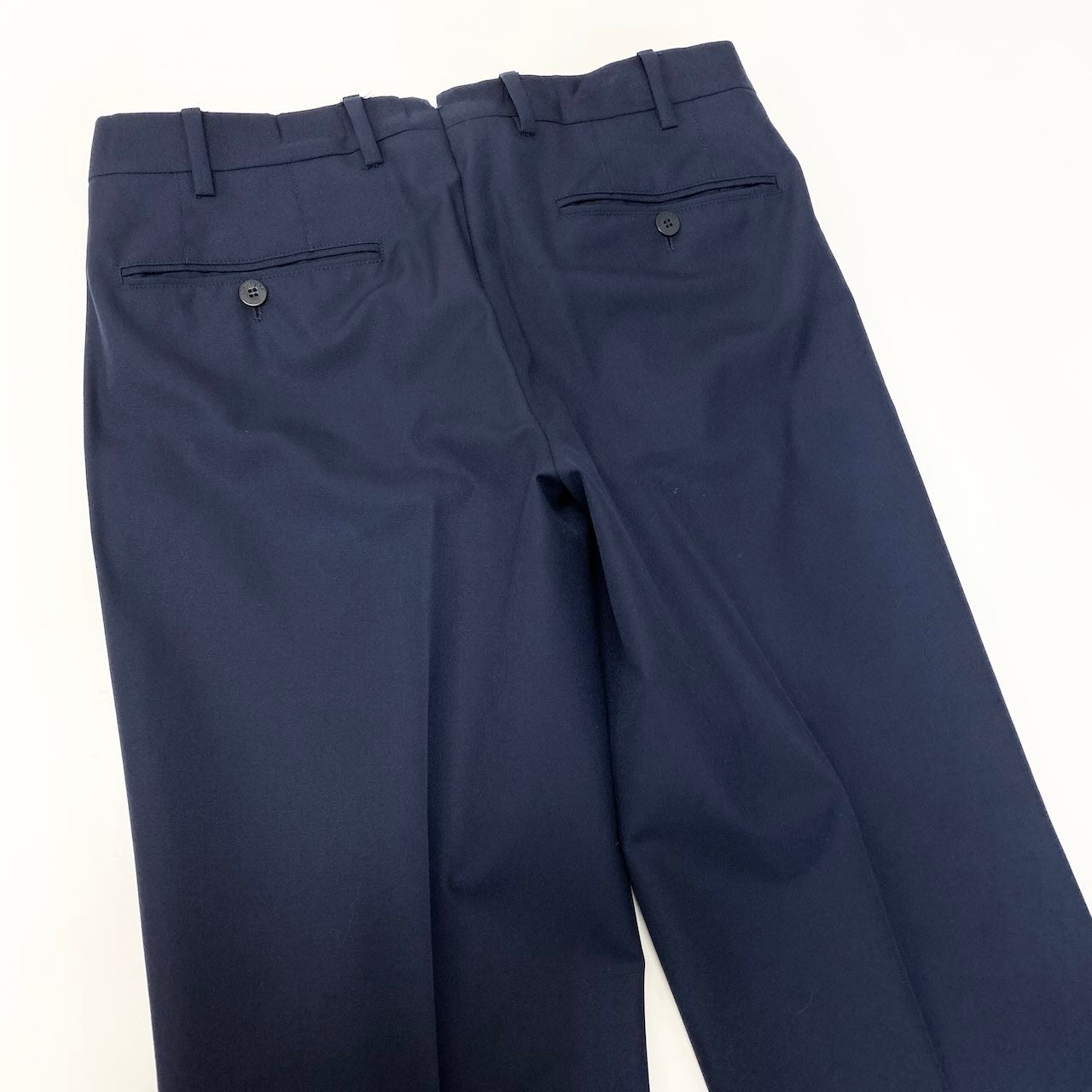 85d9 《美品》 Loro Piana ロロピアーナ シングルスーツ セットアップ サイズ44 ネイビー フォーマル ビジネス 最高級t18r