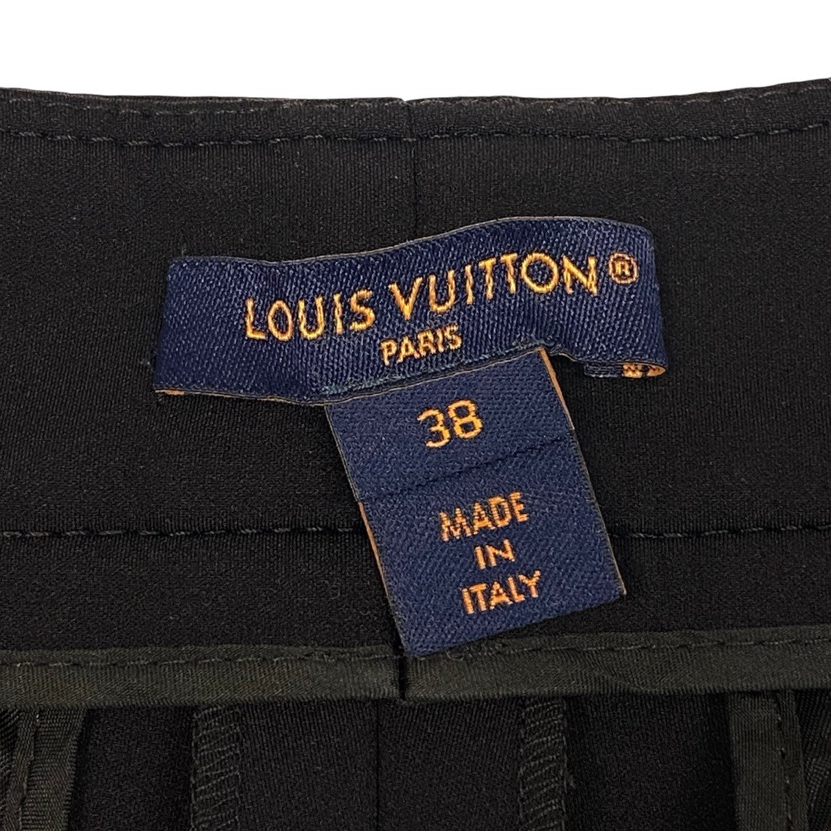 h17 定価￥314,600 LOUIS VUITTON ルイヴィトン モノグラム ディティールカーゴパンツ Monogram Detail Cargo Pants size 38 ブラックt18r
