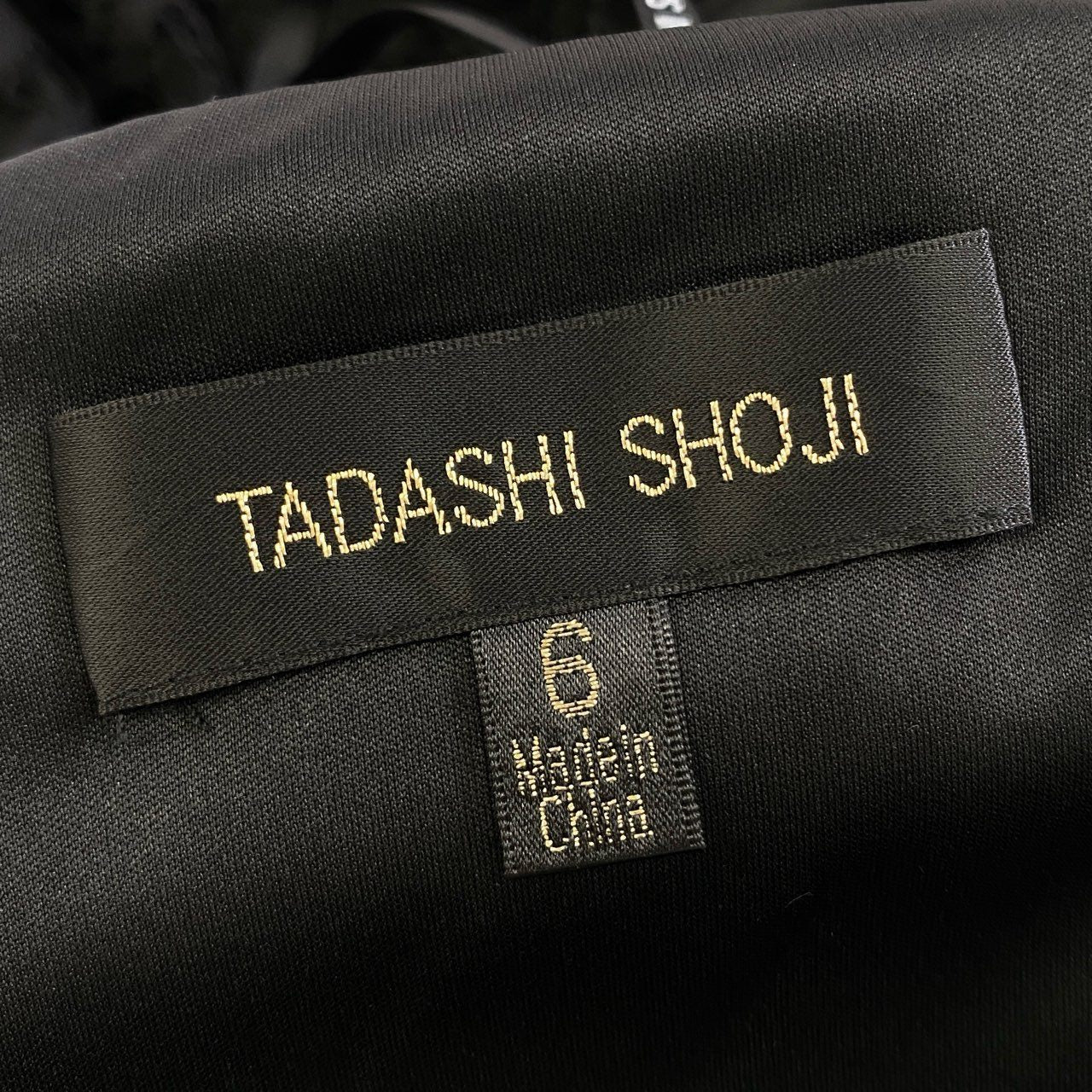 51k8 TADASHI SHOJI タダシショージ 総レース ポンチョ ケープトップス ACZ15080 サイズ6 ブラック レディース 女性用