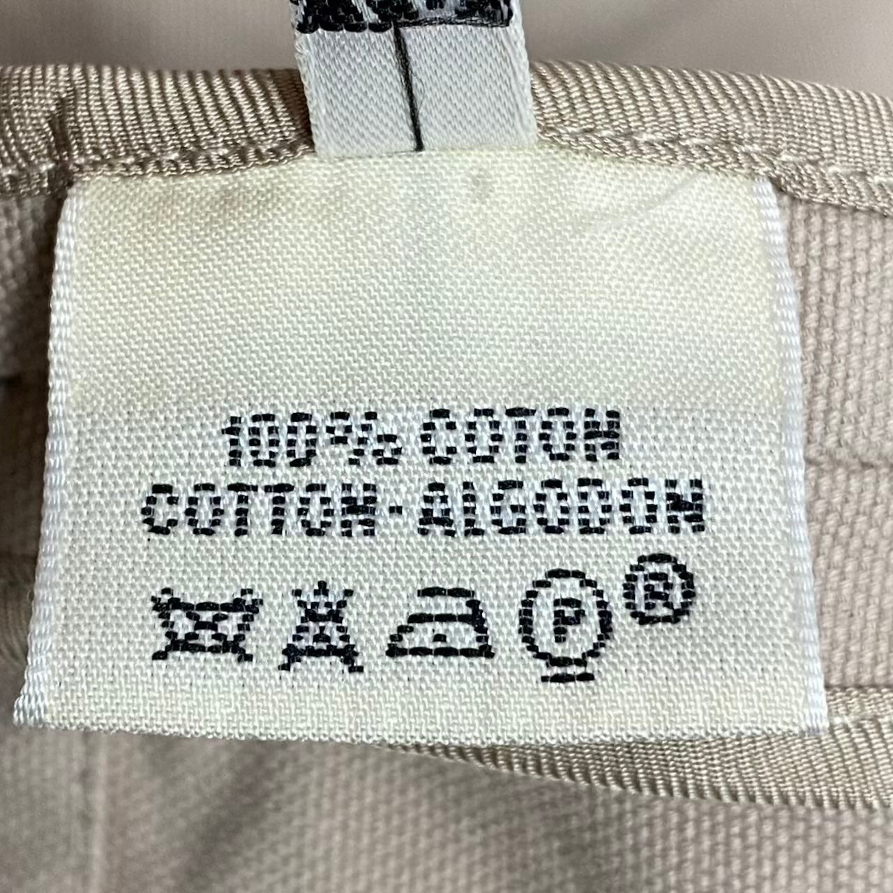 62e12 HERMES エルメス マルジェラ期 トレンチコート コットンジャケット フランス製 40サイズ ベージュ コットン100％ メンズ 男性用k02i