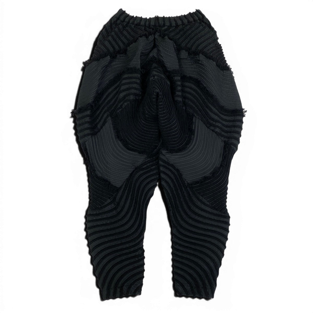 Af4 ISSEY MIYAKE イッセイミヤケ 3Dスチームストレッチ プリーツパンツ 3D Steam Stretch Pleats Pants IM84FF537 サイズ2 ブラックt18rt18r