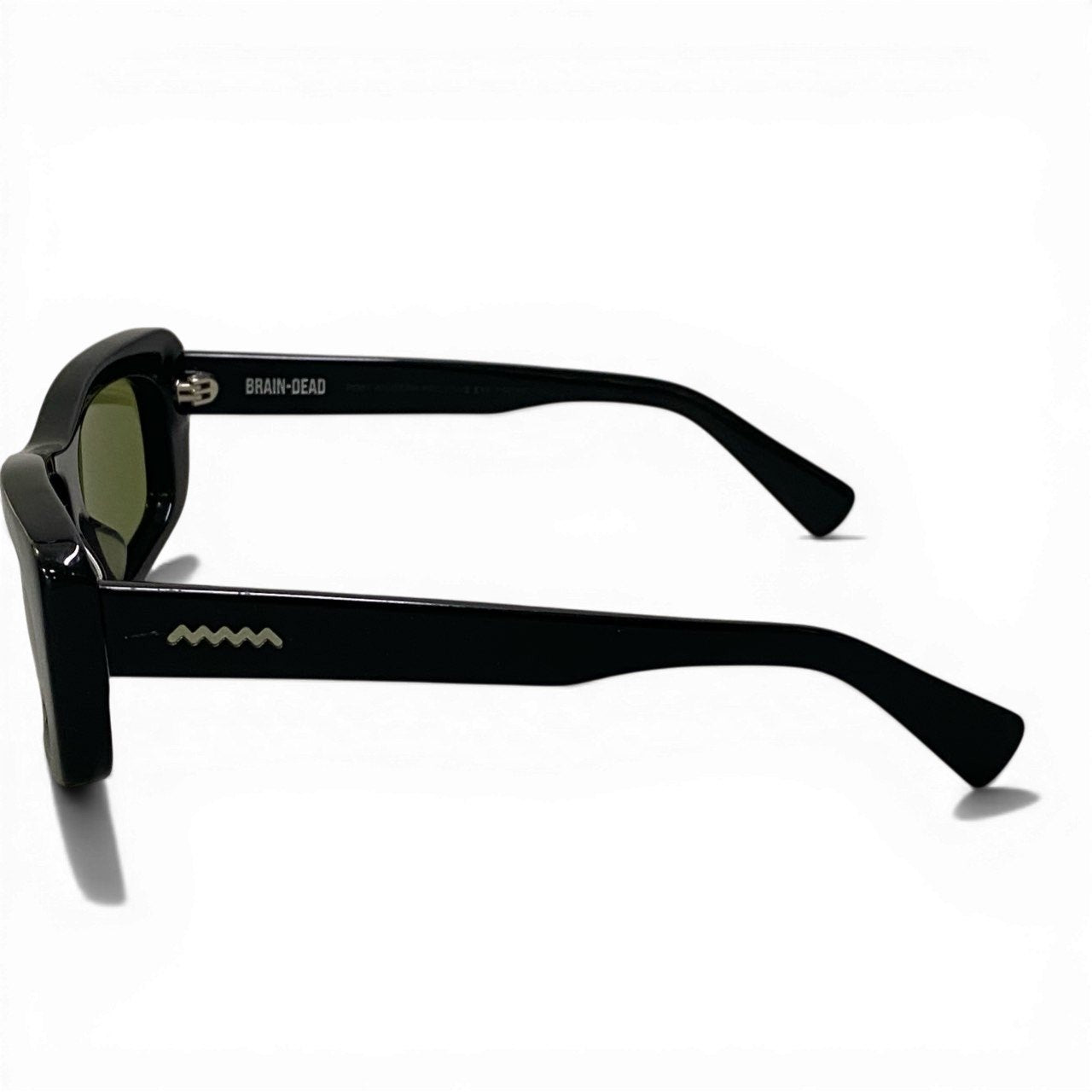 c20 BRAIN DEAD ブレインデッド Kopelman Sunglasses サングラス 58□11-150 ブラック イエロー メガネ アイウェア ケース クロス付きt18r
