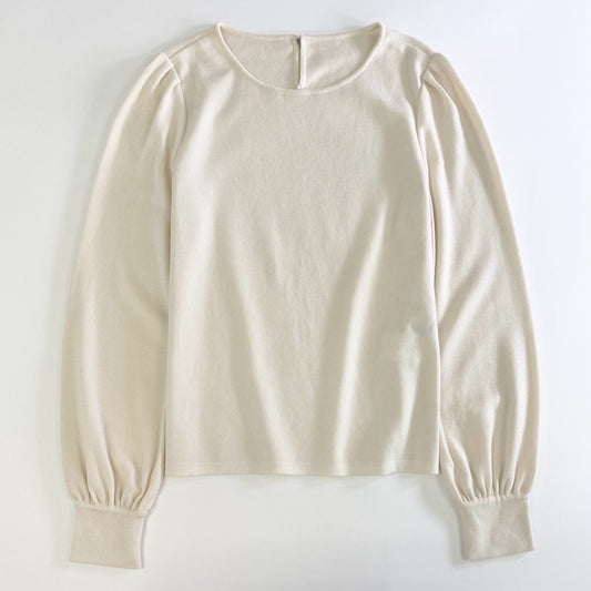 15j16 FOXEY フォクシー Knit Top Lady Standard 37083 カシミヤ混 ニット セーター サイズ42 アイボリー レディース 日本製