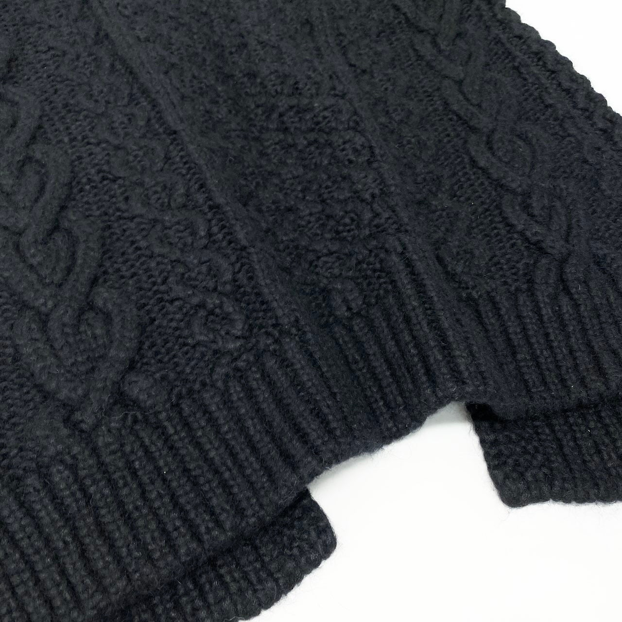 84c27《美品》 Simone Rocha シモーネロシャ スカルプテッド バックオープン ニットベスト サイズS ブラック アルパカメイン タグ付t18r