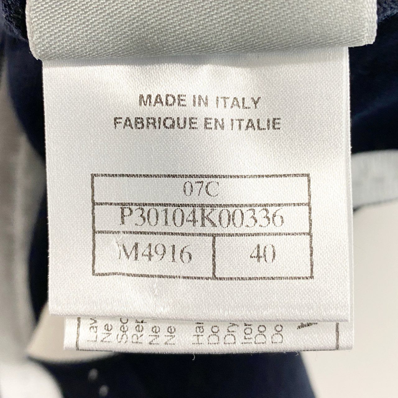 Ca15 CHANEL SPORT シャネル スポーツ 2007年 P30104 フロントココマーク ジャガードロゴ ショートタンクトップ ニット素材 サイズ40 ネイビー レディース トップスta1