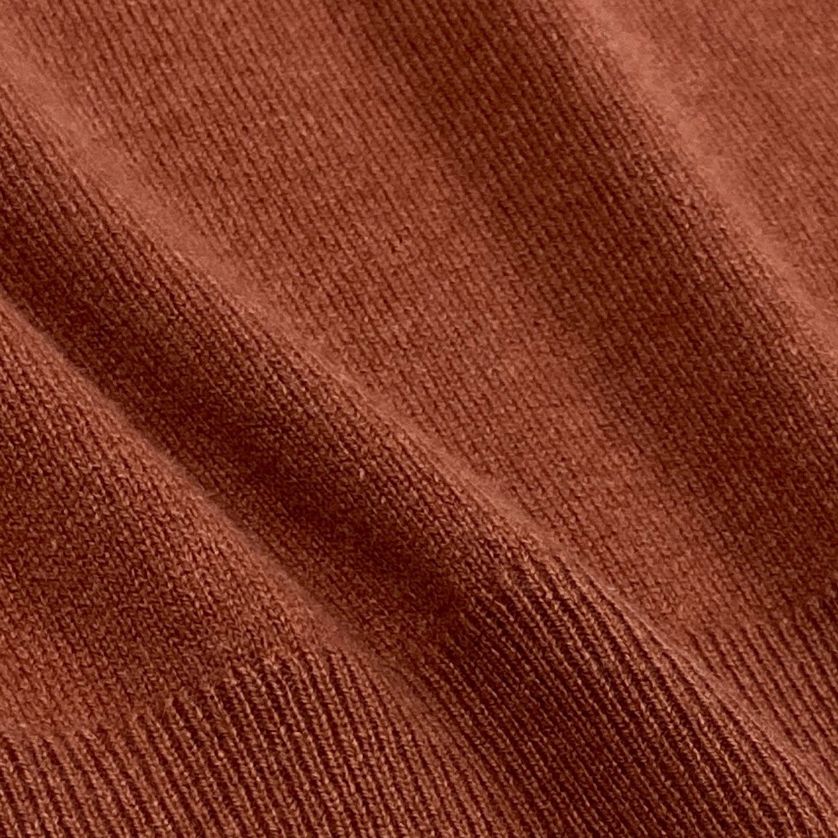 Mj9 【未使用タグ付】 HERMES エルメス マイヨン シェーヌ ダンクル クルーネックセーター サイズXS ブラウン系 カシミヤ100％ メンズu02t