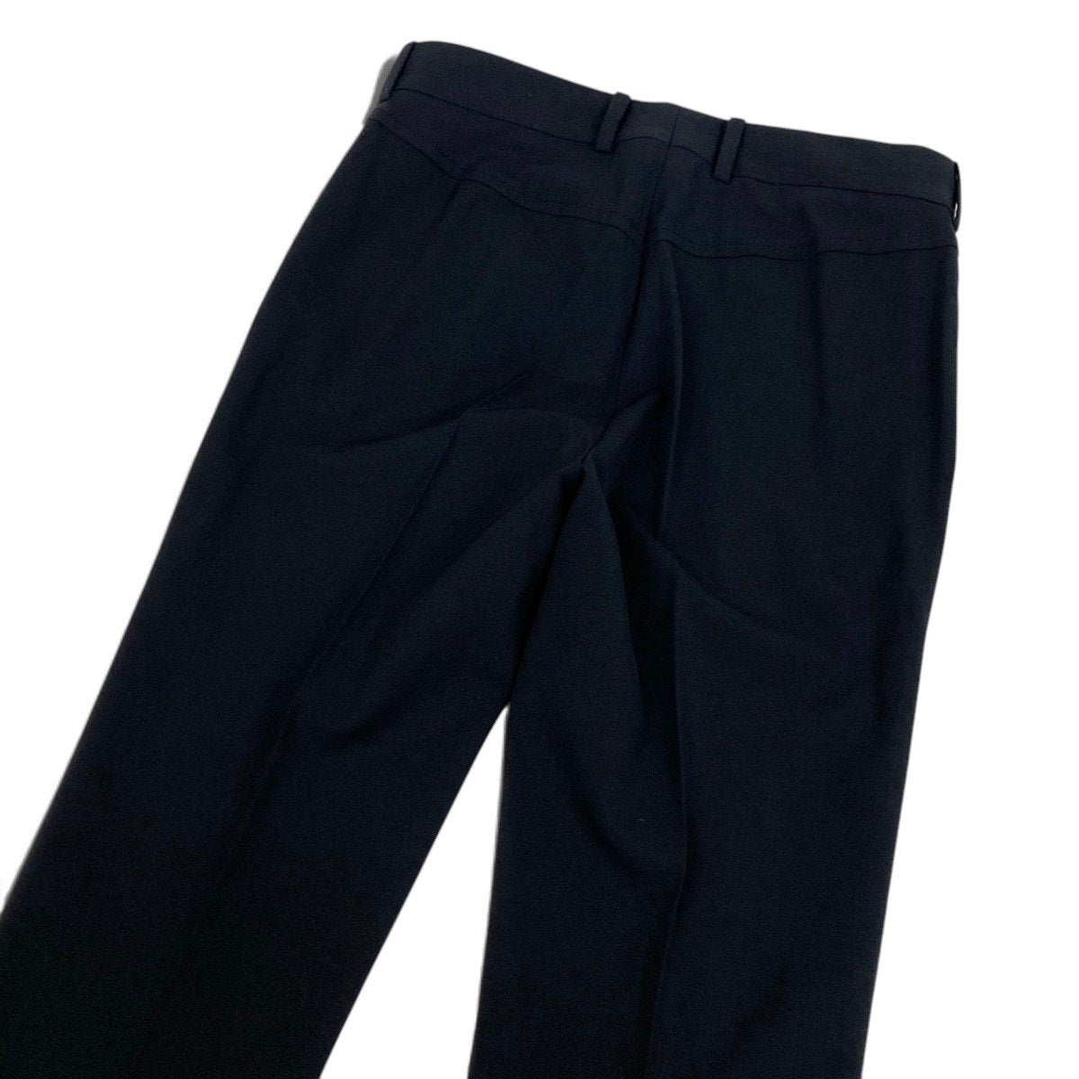 55j6 GUCCI グッチ 2004年 トムフォード期 スラックスパンツ スキニー デザインポケット イタリア製 38サイズ ブラック レディース 女性用u02t