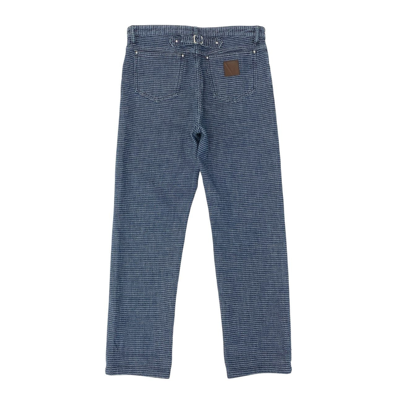 83Ⅼ2【美品】LOUIS VUITON ルイヴィトン 刺し子デニムパンツ ストレートパンツ デニムパンツ RM131 H3DP50BUC 38サイズ インディゴ メンズo07t