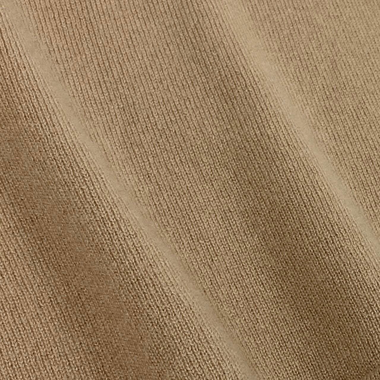 48d16 GUCCI グッチ カシミヤニットセーター タートルネック Vネックニット サイズＳ ベージュ カシミア100％ レディース 女性用u02t