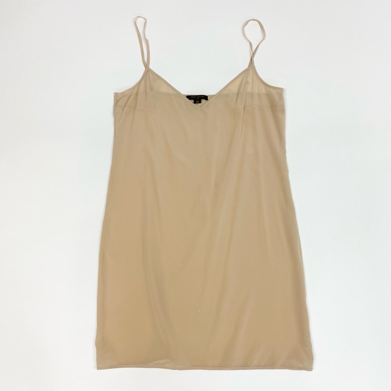 Ed6 LOUIS VUITTON ルイヴィトン スパンコール フリルワンピース Spangle Frill Dress サイズXS ホワイト タグ付t18r