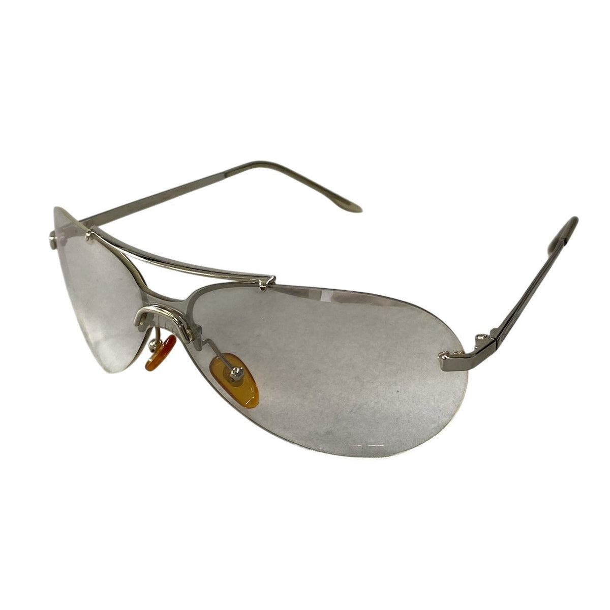 j19 Christian Dior クリスチャンディオール MINI AVIATOR 29G リムレスサングラス Rimless Sunglasses シルバーt18r