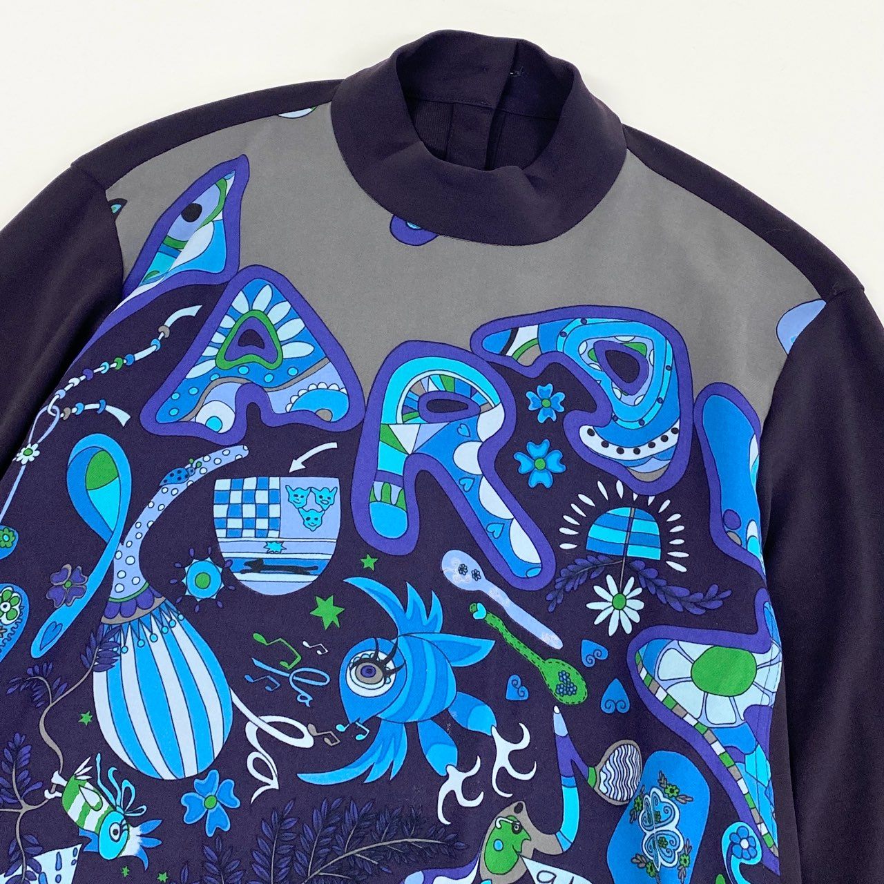 56k27 TOKUKO 1er VOL トクコプルミエヴォル 長袖ワンピース ロングワンピース Aライン 伸縮ストレッチ 9 パープル レディースu02t