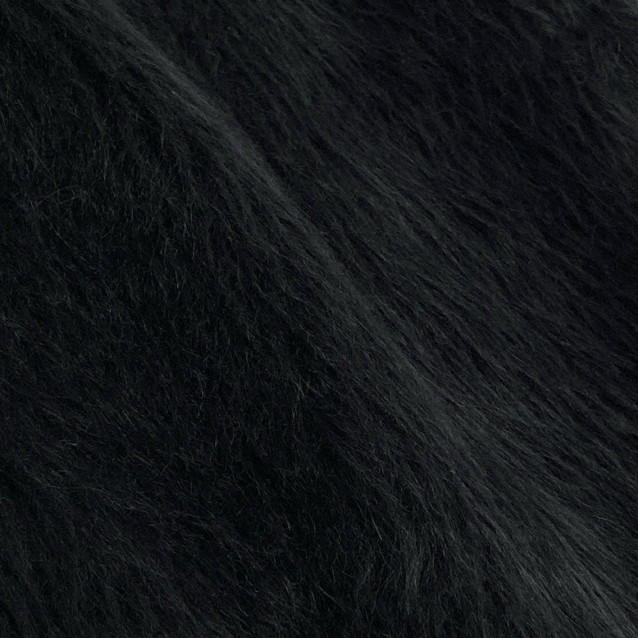 Eb11【美品】CELINE セリーヌ フィービー期 アルパカウールブラウス ファーカットソー 半袖カットソー トップス 36サイズ ブラック レディース 女性用k02i