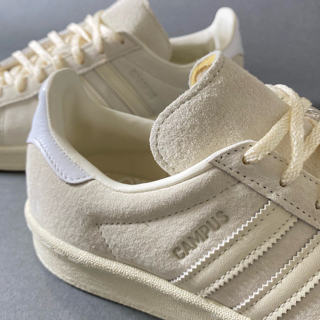 2g17 Adidas アディダス CAMPUS キャンパス スウェード ローカットスニーカー GW6220 26.0 クリーム メンズ