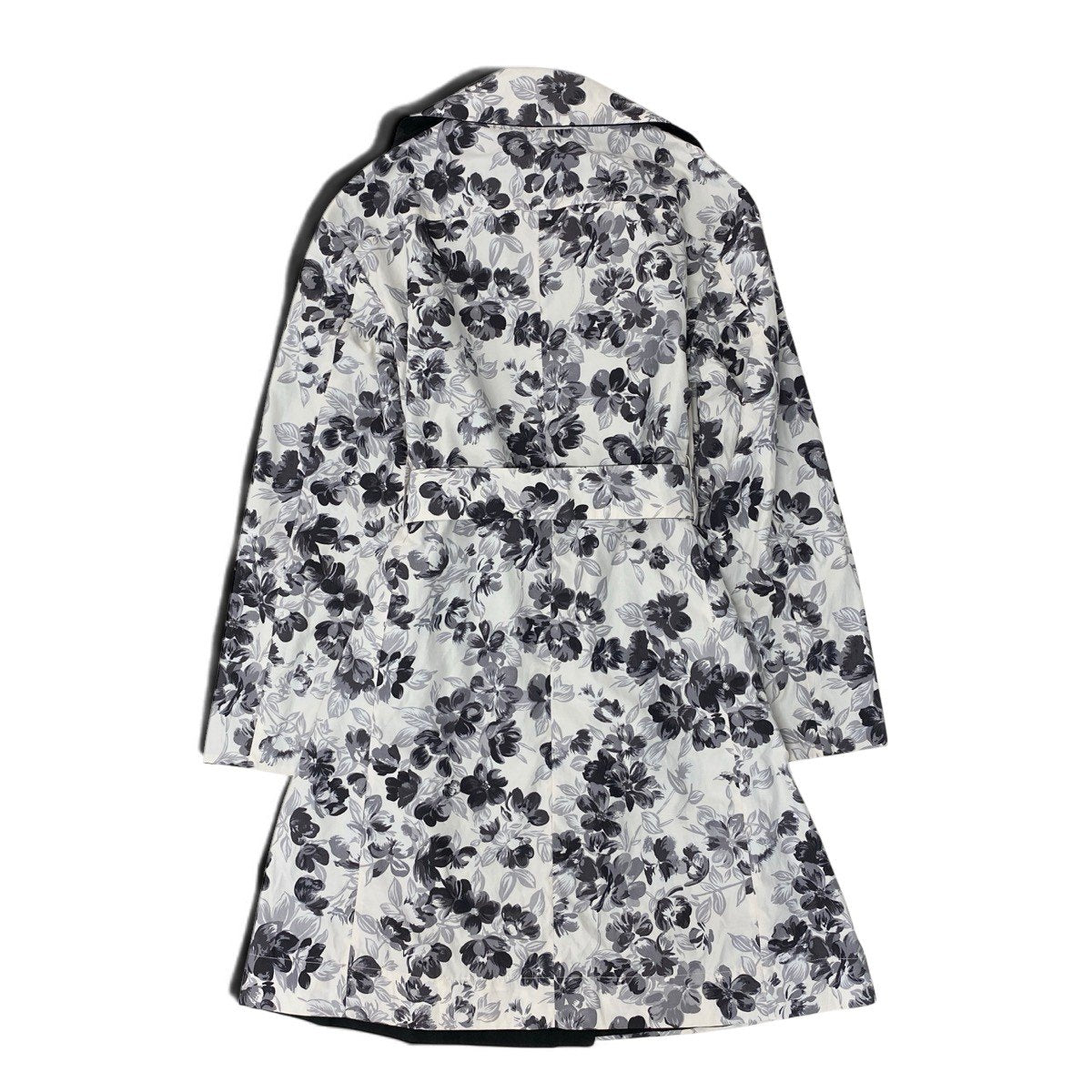 72h18 WEEKEND Max Mara ウィークエンド マックスマーラ リバーシブル ステンカラーコート 花柄プリント 薄手 イタリア製 40 マルチカラー レディースu02t