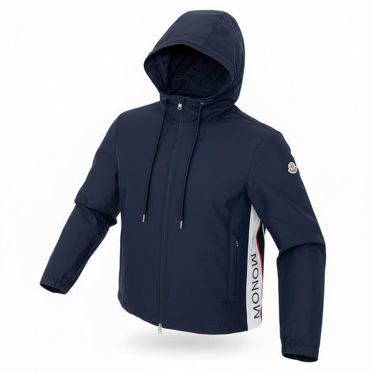 Ma28 MONCLER モンクレール 23SS ATRIA WZIP ナイロンジャケット パーカー フーディ I10911A00008 2 ネイビー メンズo07t