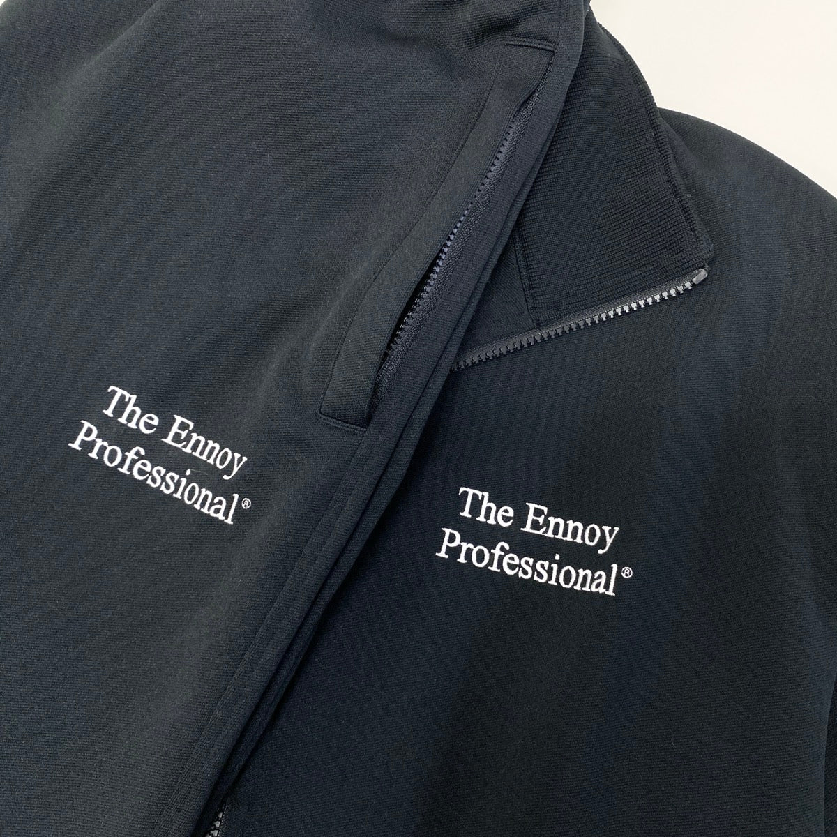 38g13 【美品】 ENNOY エンノイ Track Suit トラックスーツ セットアップ ジャージ AW24BRENCT03LP サイズL ブラック メンズu02t