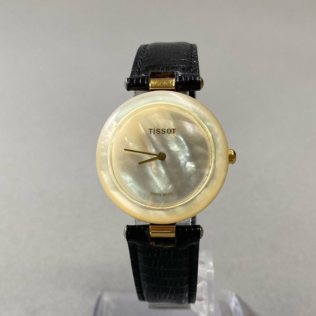 j3 《美品》 TISSOT ティソ ROCK WATCH ロックウォッチ 腕時計 R150 ホワイト ブラック Pearl パール 電池切れt18r