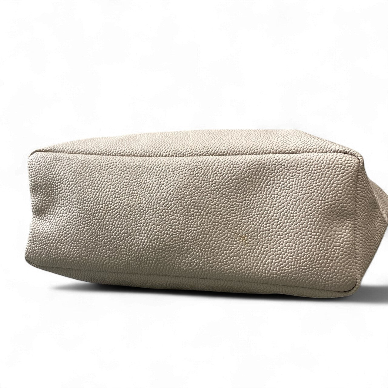 bk18 Herve Chapelier エルベシャプリエ 705GP 舟形ハンドバッグ 鞄 グレー系 レザー×キャンバス レディースu02t