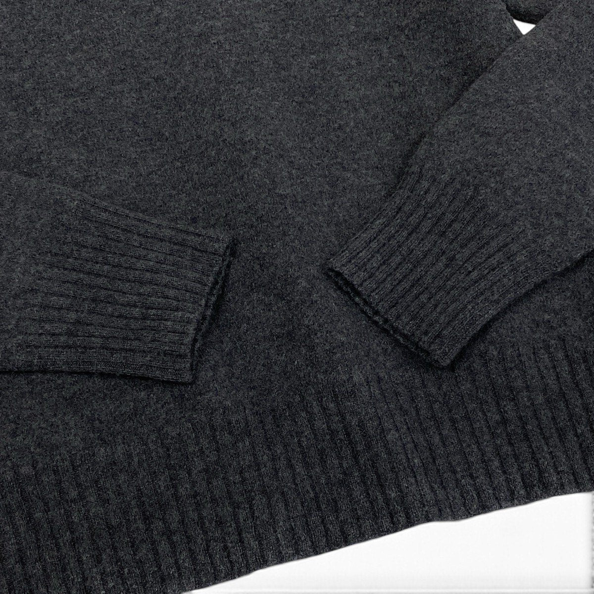 Ei3 JIL SANDER ジルサンダー 2024AW ウールニット セーター サイズ34 ダークグレー ウール100％ レディースk02i
