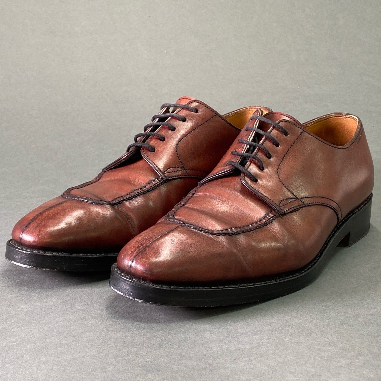 2e2 JOHN LOBB ジョンロブ BORDER ボーダー ドレスシューズ ブラウン レザー ビジネス フォーマル