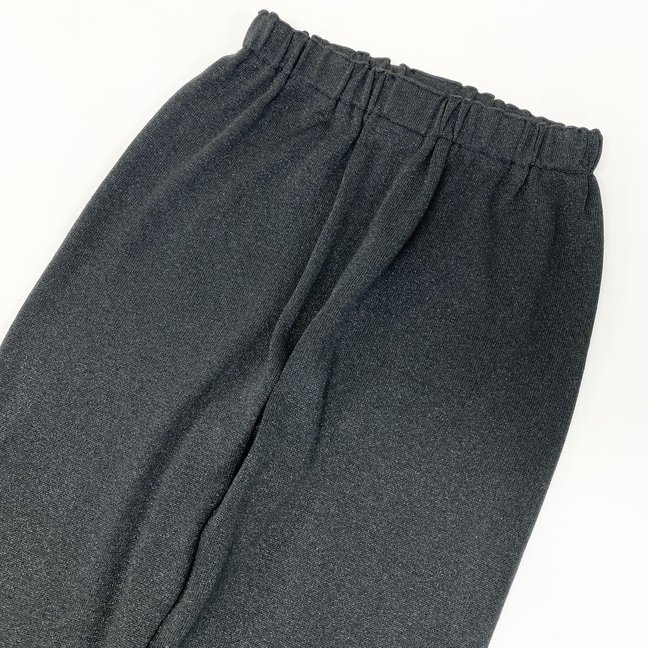 14j10 《美品》TOYOKO SAITO サイトウトヨコ 斎藤都世子 ニットセットアップ パンツセットアップ 花柄刺繍 ラメ ブラック レディースo07t
