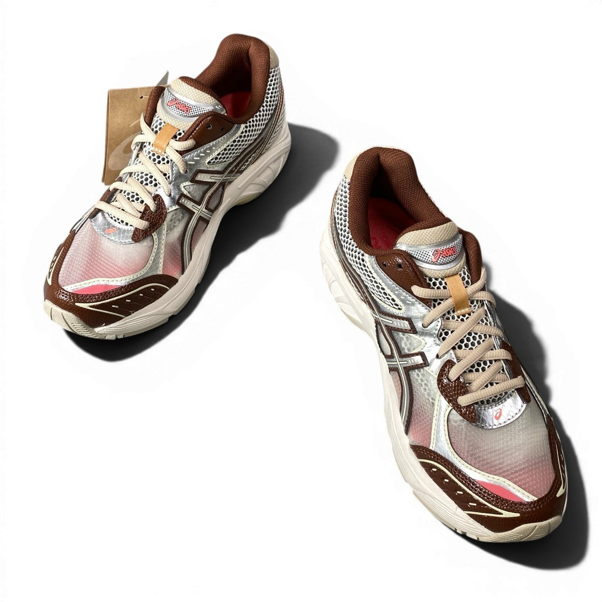 2g8【極美品】asics アシックス ABOVE THE CLOUDS ローカットスニーカー シューズ GT-2160 26.5cm グレー ブラウン メンズ 男性用o07t