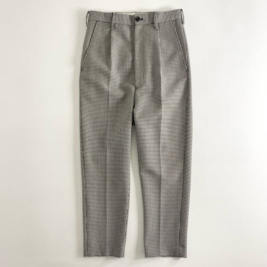 63e5 《美品》 doublet ダブレット Pe/W HIGH WAIST SLIM TROUSERS ハイウエストスリムトラウザーズ パンツ ボトムス スラックス 20SS02PT112 XSサイズ ブラック ホワイト 秋冬